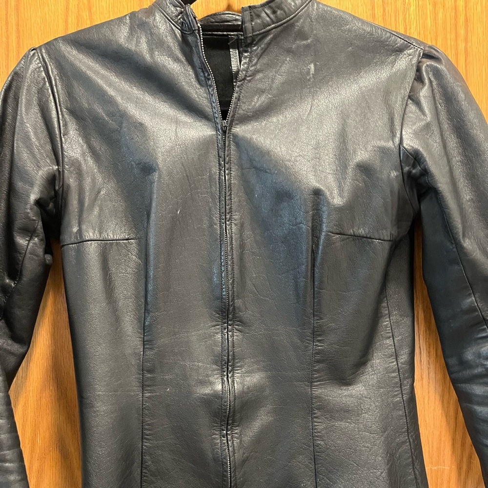 Vintage 1990 mod leather jacket